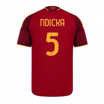 AS Roma Evan Ndicka #5 Maglia Gara Casa Repliche 2026-27 Maniche Corte